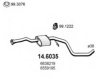 FORD 6559195 Middle Silencer